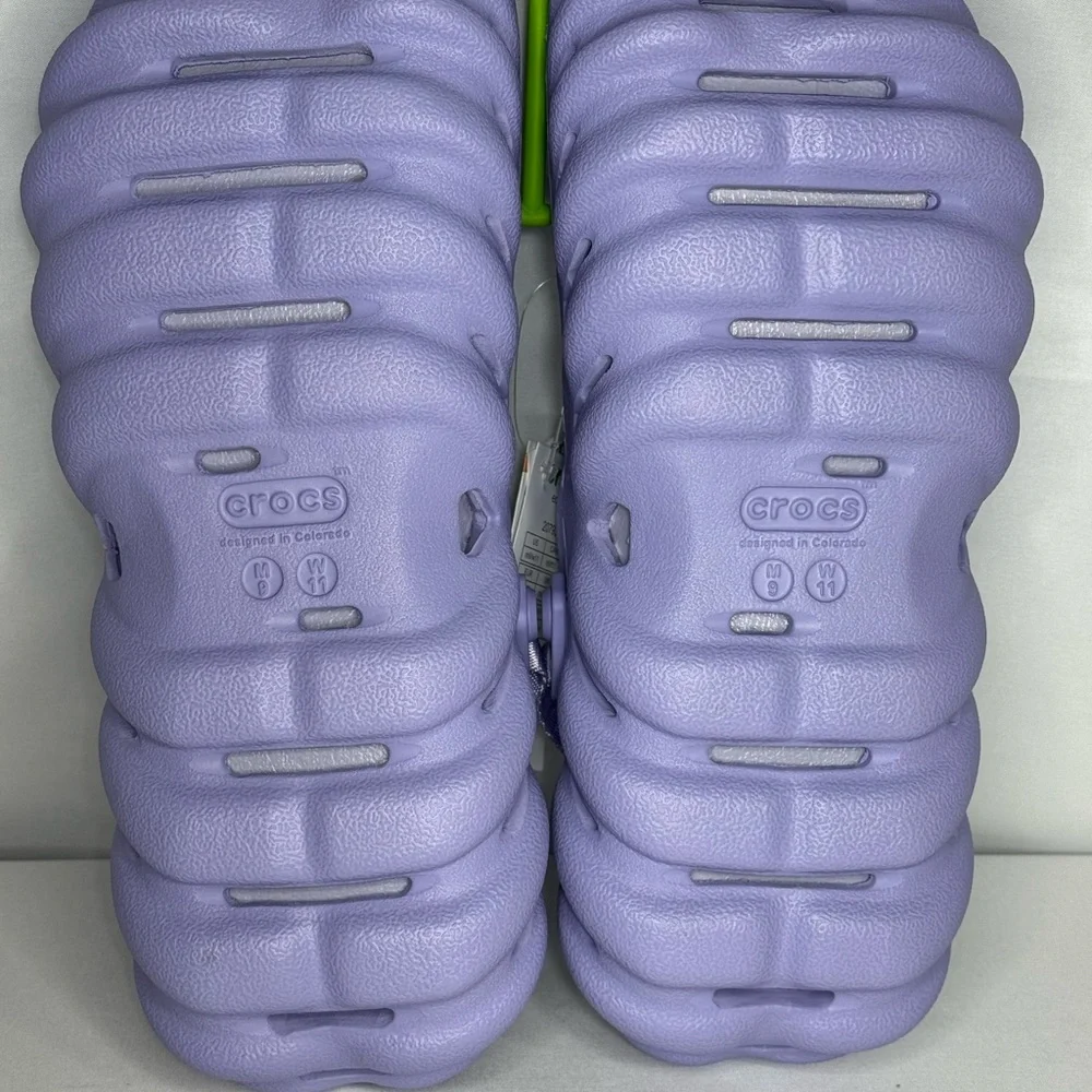 CROCS Echo Lavender Clogs Shoes - Picture 2 of 8
